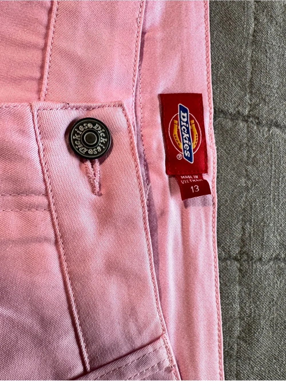 Dickies Pink Girls Stretch Jeans
